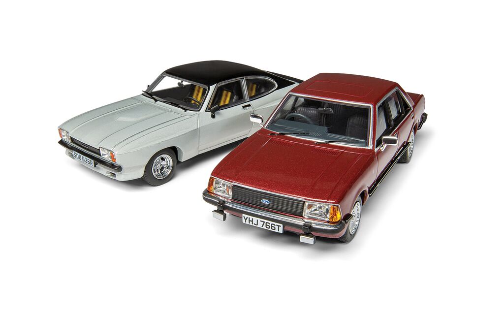 Corgi Screen Stars - Ford Capri Mk2 X-Pack Ford Granada Mk2 2.8i Ghia 1:50 CC91991
