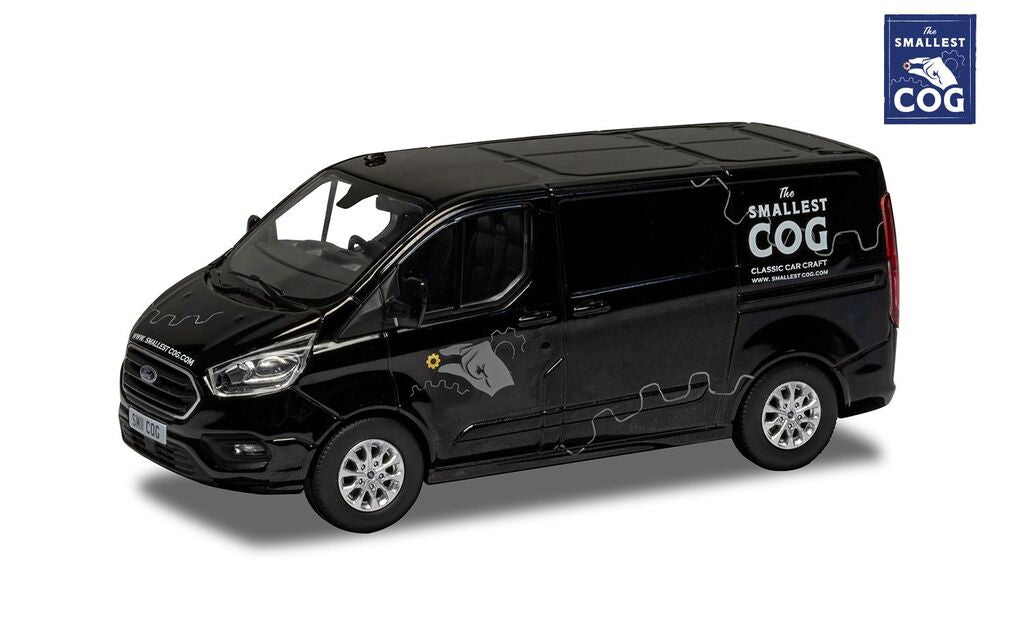 Corgi Vanguards Ford Transit Custom 300L1 Shadow Black (Richard Hammonds The Smallest Cog) 1:46 VA15105