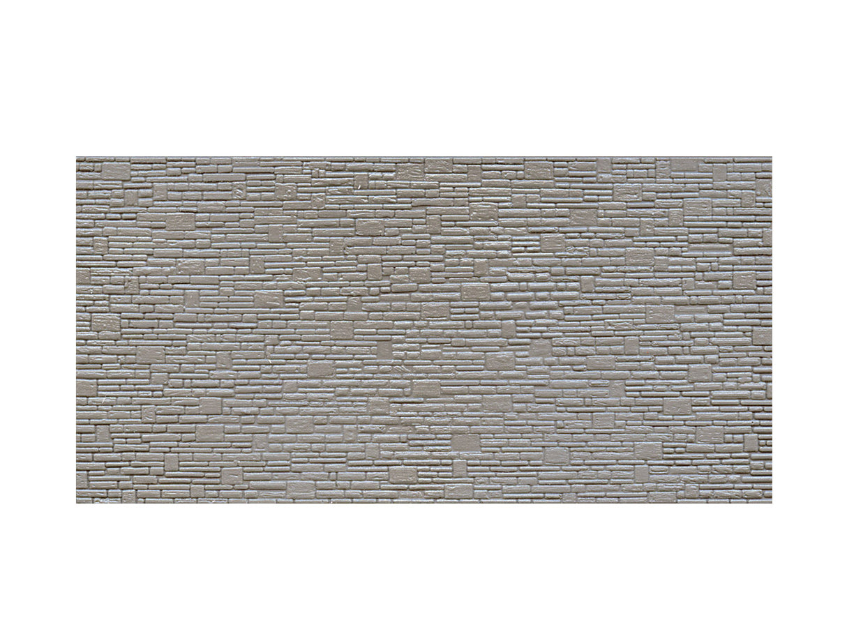Peco Grfey Stone Walling Sheets 127mm (5in) wide x 63mm (2½in) high