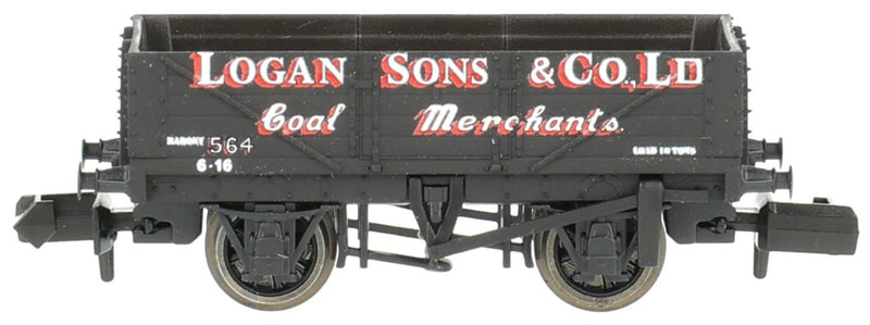 Peco NR-5006P N Gauge 9ft 5 plank open wagon Logan & Sons
