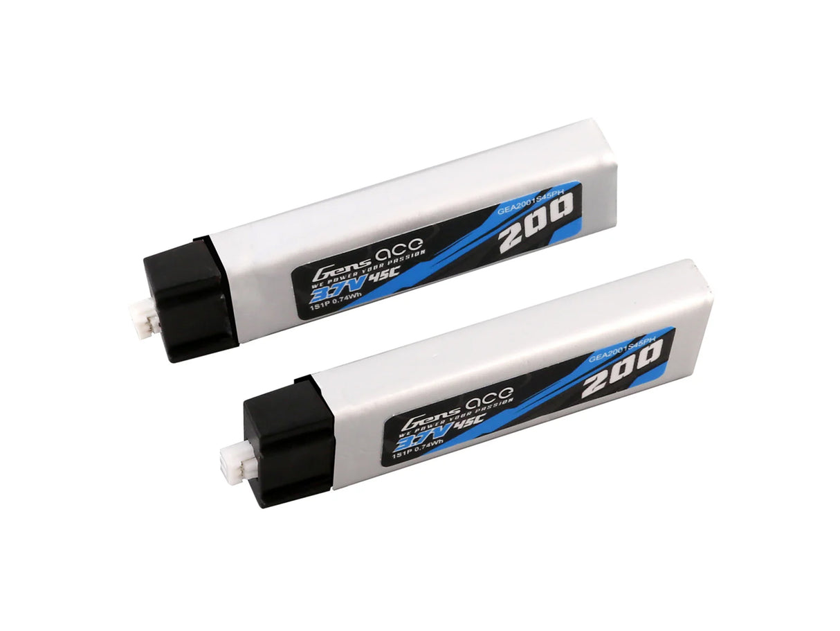 Li-Po 1S 3.7V 200mAh 45C with PH1.5-2