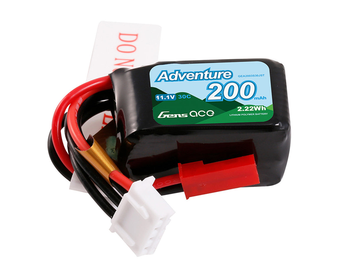 GENSACE Li-Po Car 3S 11.1V 200mAh 30C with JST