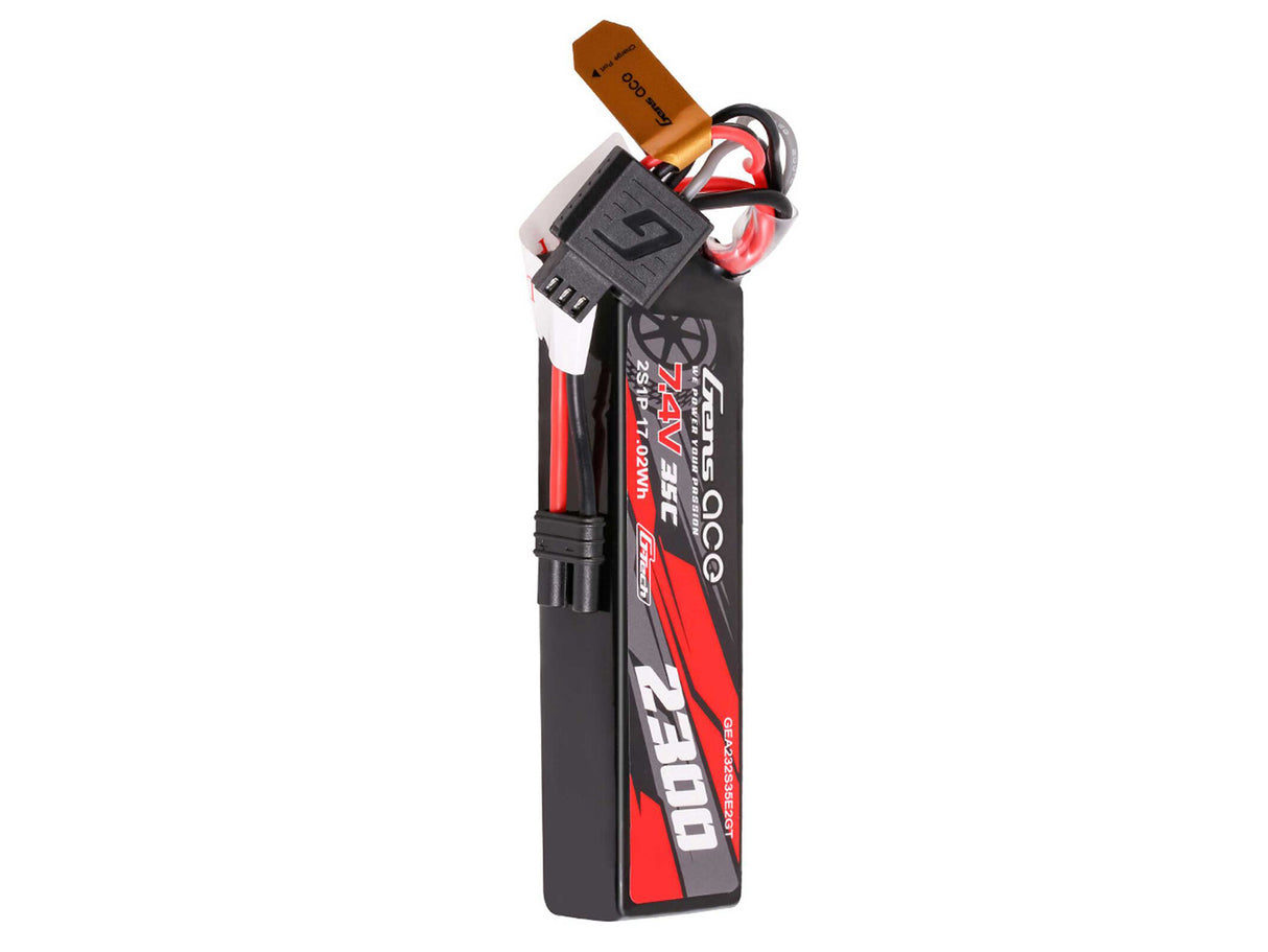Gens Ace Li-Po G-Tech 2S Car 7.4V 2300mAh 35C with EC2 (GROM)
