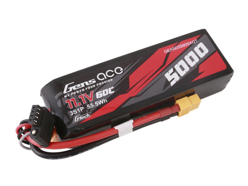Li-Po Car G-Tech 3S 11.1V 5000mAh 60C with XT60 Short