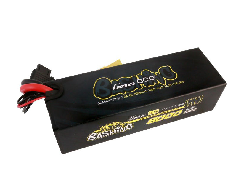 Li-Po Car G-Tech 4S2P 14.8V 8000mAh 100C Bashing with EC5
