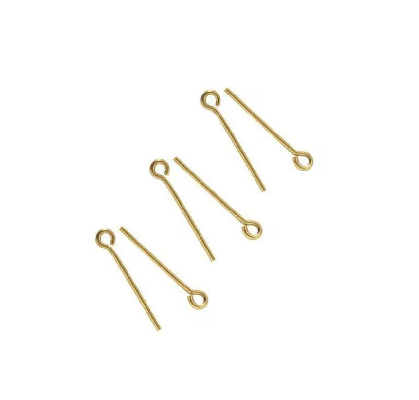 OcCre OcCre 10mm Brass-coated Steel Eyebolts x 60 OC17026