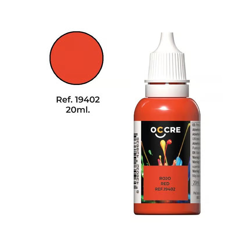 OcCre OcCre Acrylic Paint Red 20ml OC19402