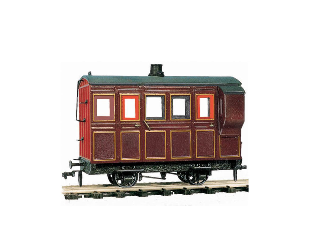 4 Wheel Coach/Brake maroon livery
