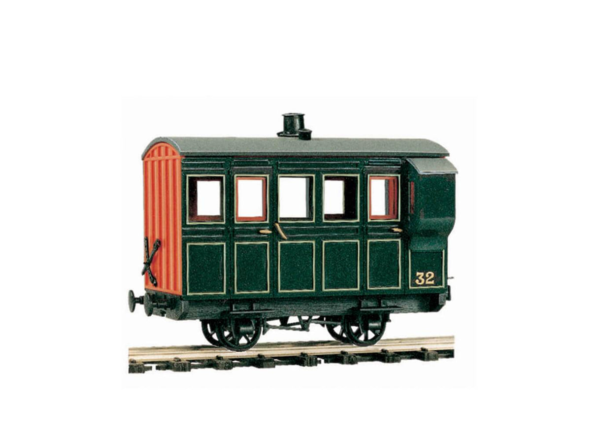 4 Wheel Coach/Brake green livery