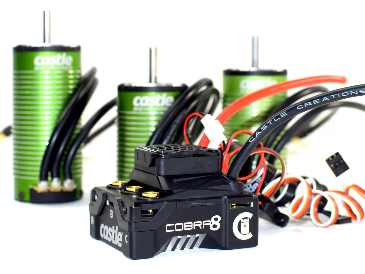 COBRA 8 4S MAX WITH 1512-2650KV SENSORED MOTOR COMBO