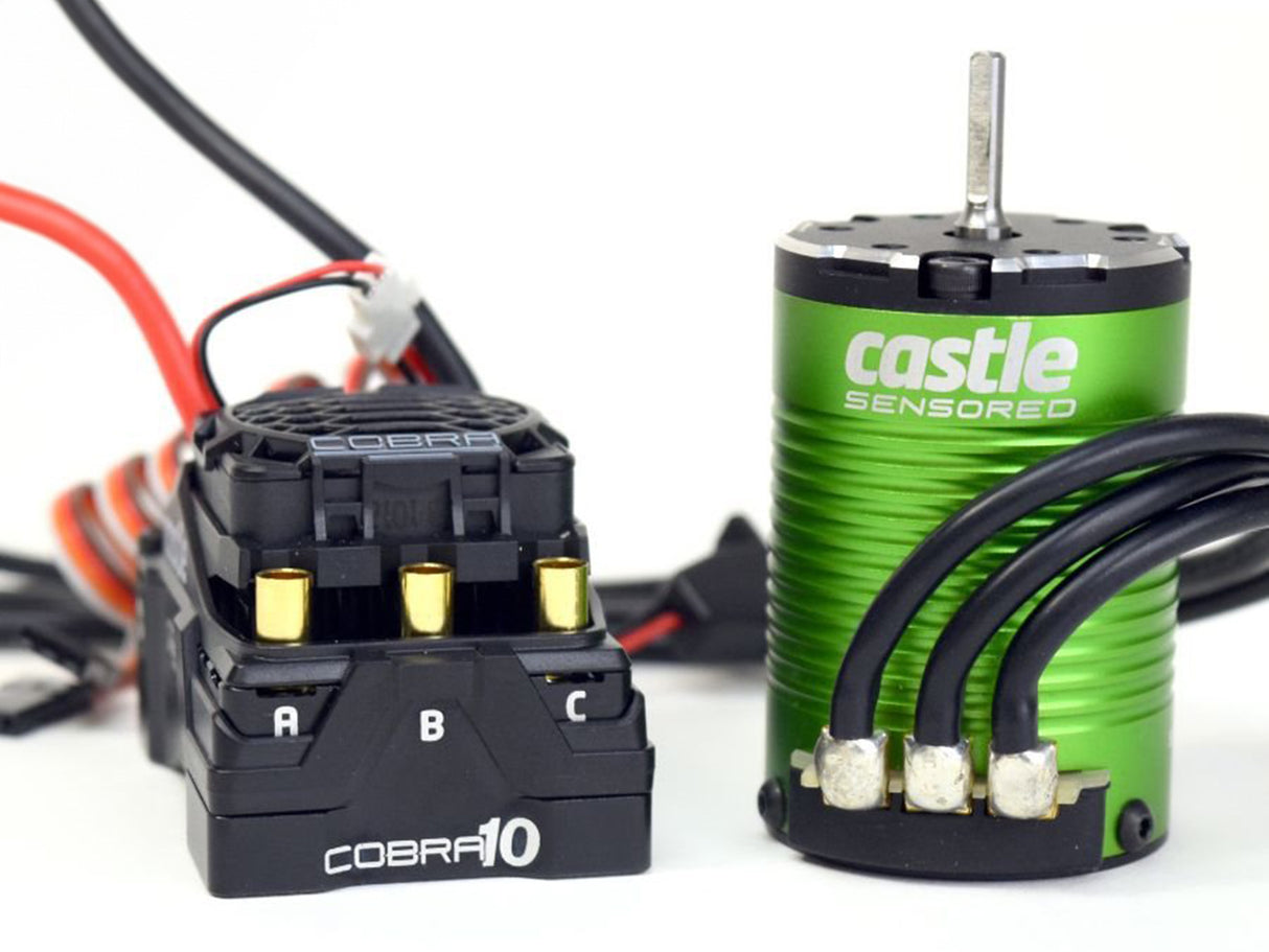 COBRA 10 6S MAX 8A PEAK BEC W/1406-6900KV SENSORED MOTOR
