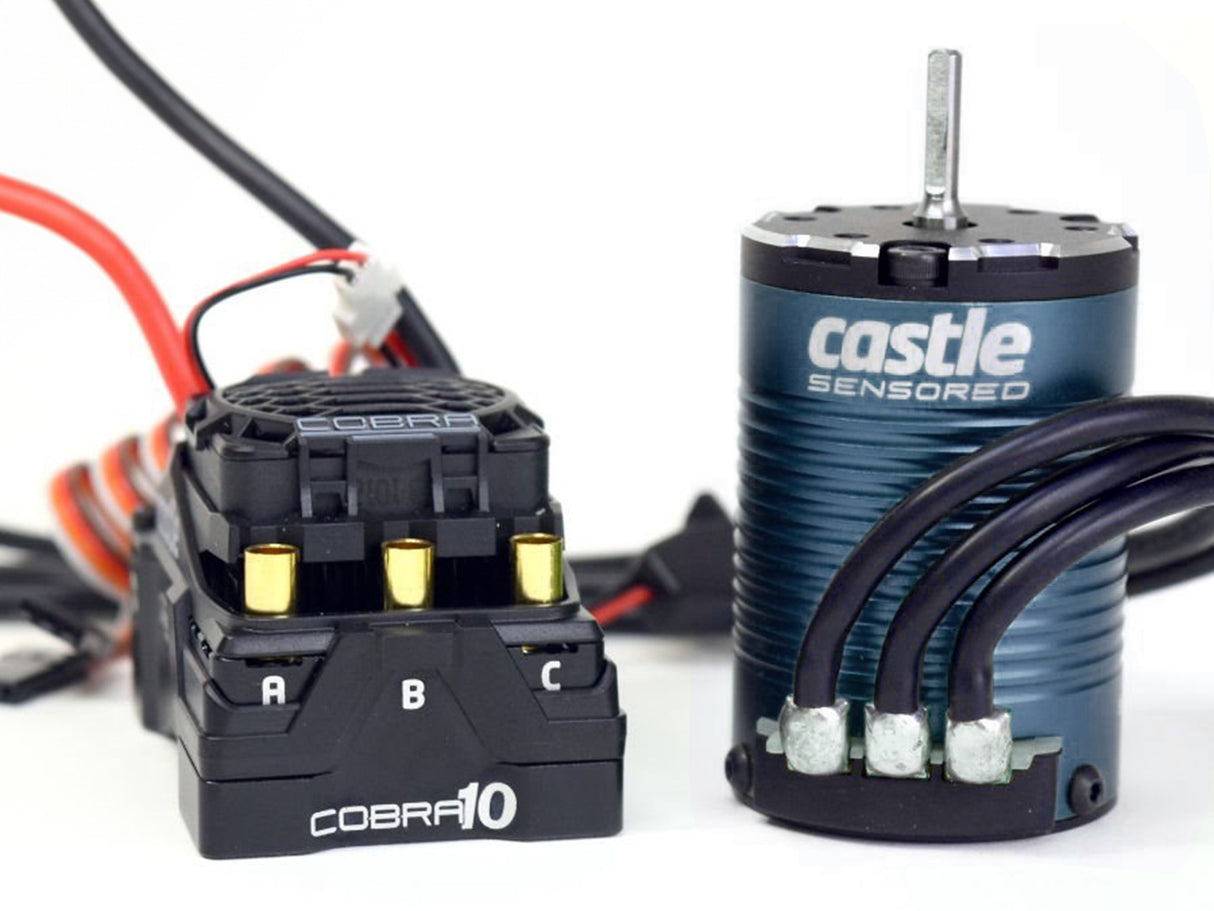 COBRA 10 6S MAX 8A PEAK BEC W/1406-2850KV SENSORED MOTOR