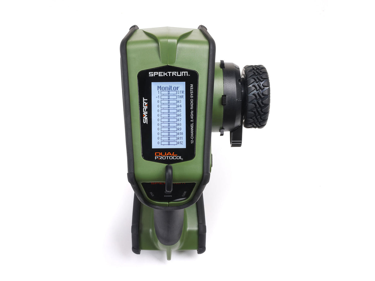 SpektrumDX Rugged+ 12-Channel DSMR+ Transmitter - Green - PRE ORDER - EXPECTED EARLY NOVEMBER
