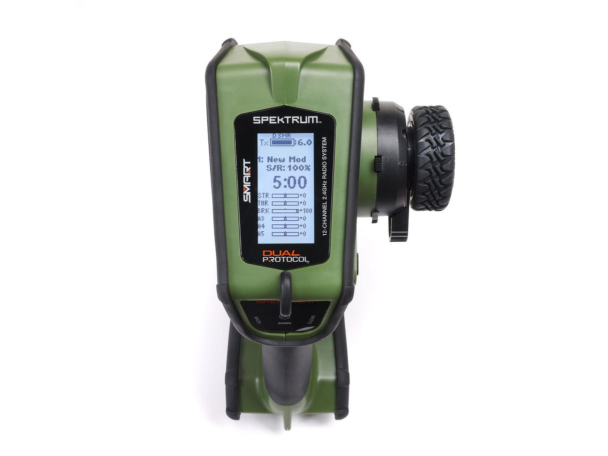 SpektrumDX Rugged+ 12-Channel DSMR+ Transmitter - Green - PRE ORDER - EXPECTED EARLY NOVEMBER