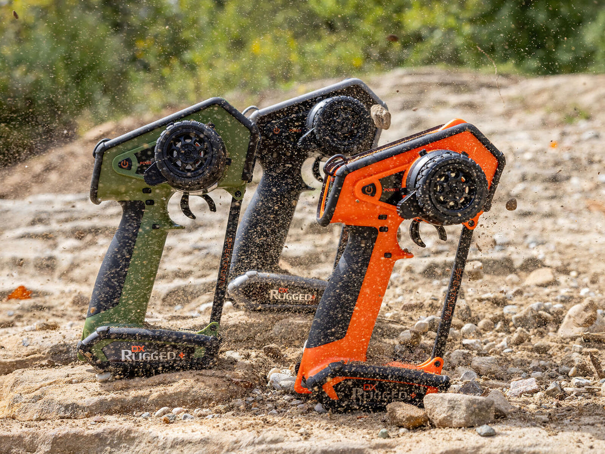 SpektrumDX Rugged+ 12-Channel DSMR+ Transmitter - Green - PRE ORDER - EXPECTED EARLY NOVEMBER