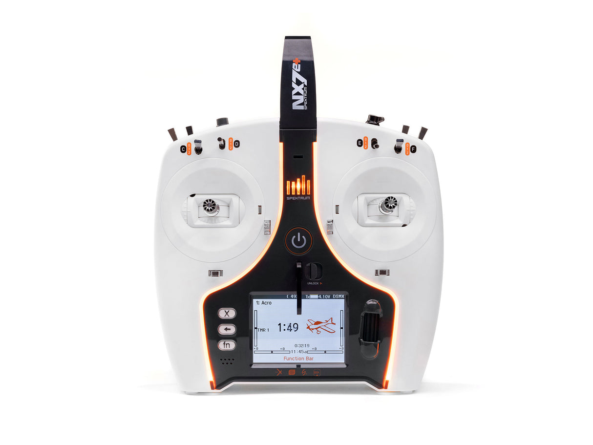 Spektrum NX7e+ 14-Channel DSMX Transmitter Only - EX Display