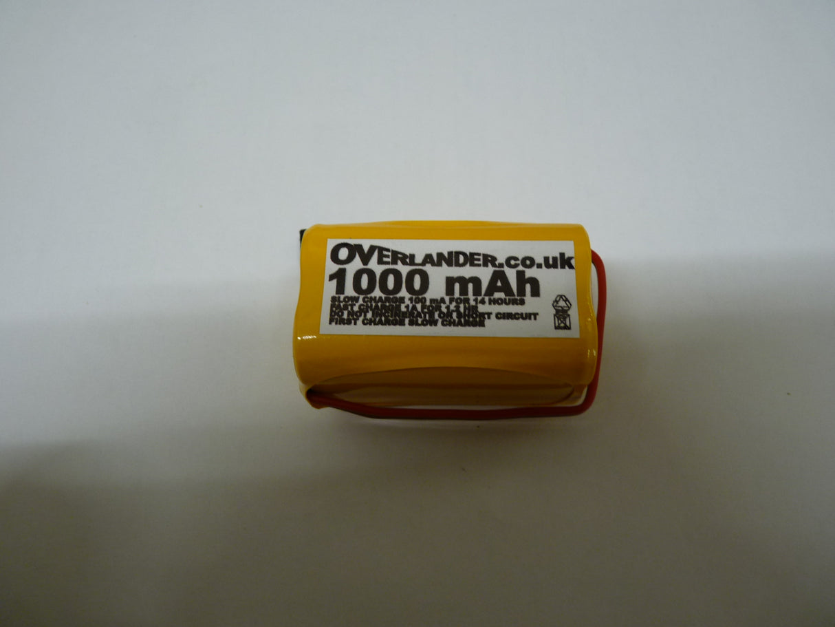 Overlander 1000mAh 4.8v nimh receiver battery