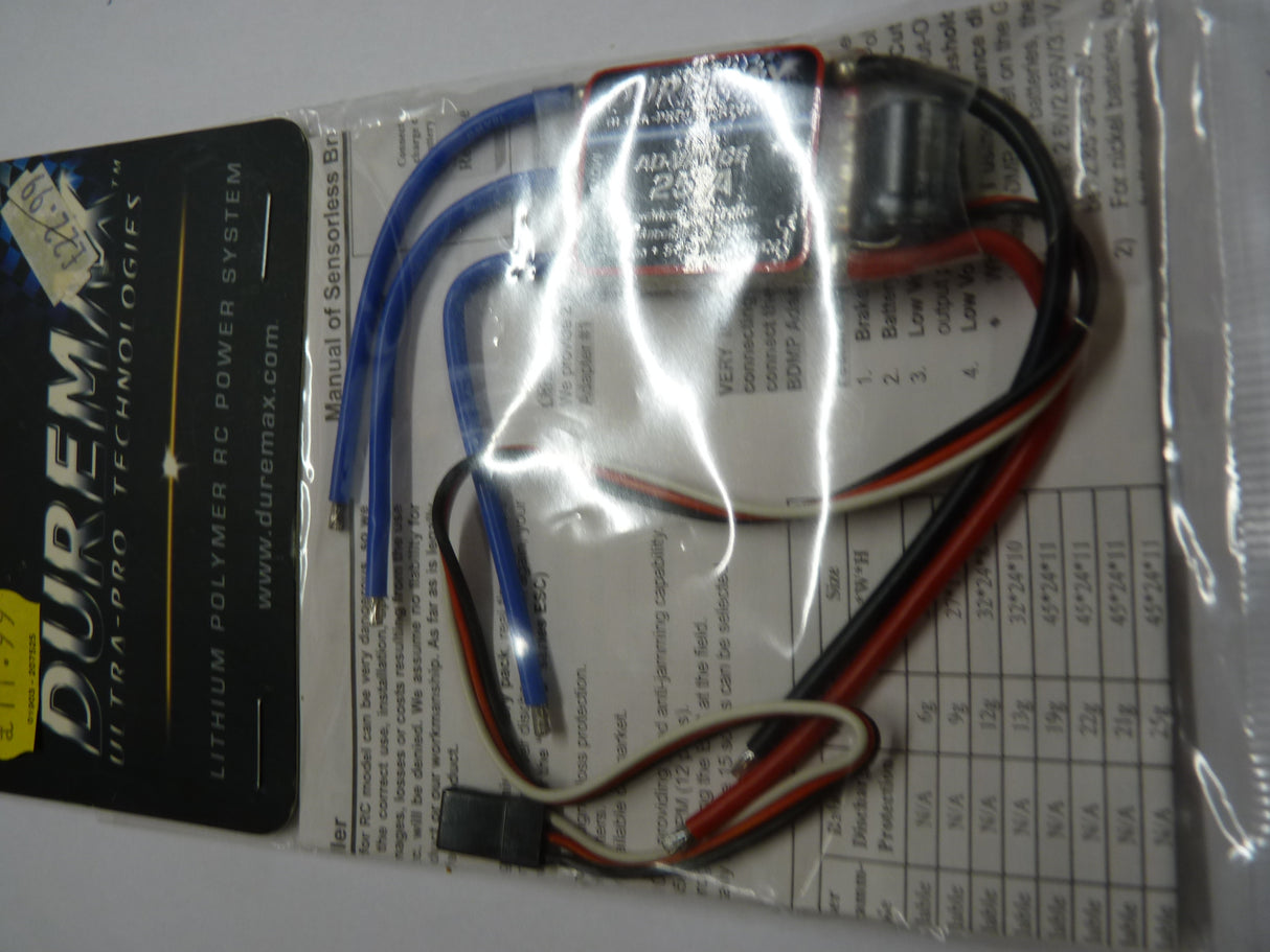 Duremax Advance Brushless 25amp ESC