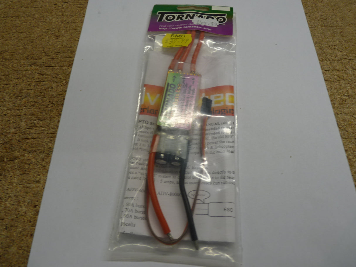 Overlander Tornado 80amp Gold Opto ESC - Gold Pro