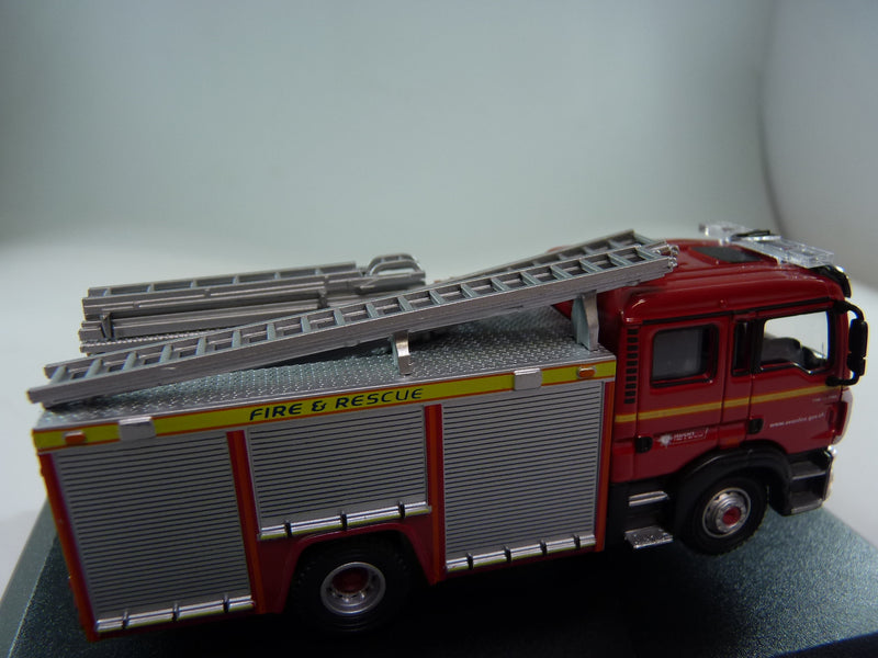 Fire Brigade Models Diecast Avon Fire & Rescue MAN Pump Ladder - 1:76 Scale
