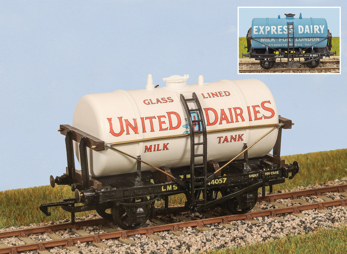 Milk Tank Wagon 4 Wheel Express Dairies (ex Peco R74)