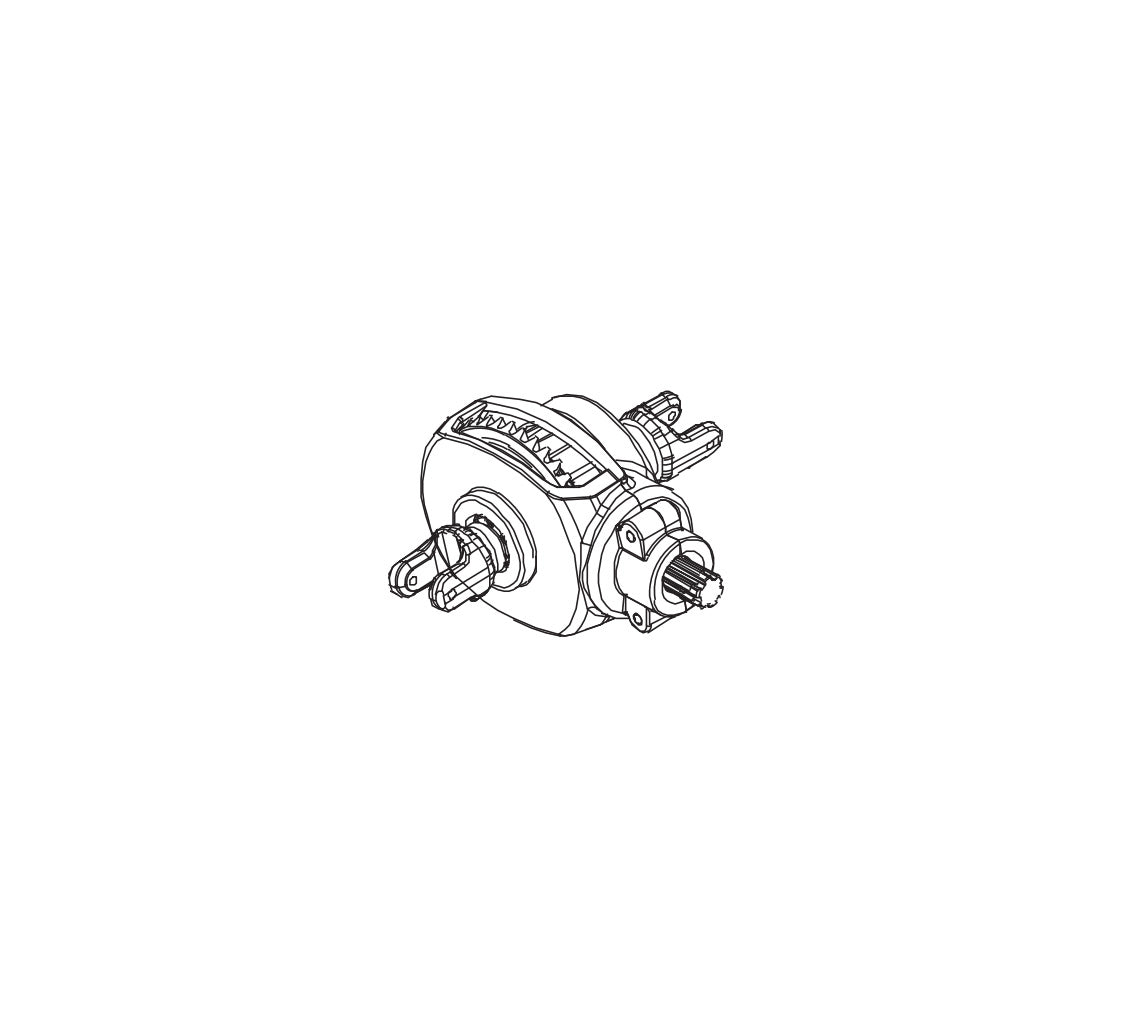 PD RACING 4S Differential Gear Box Assembly 1PCS