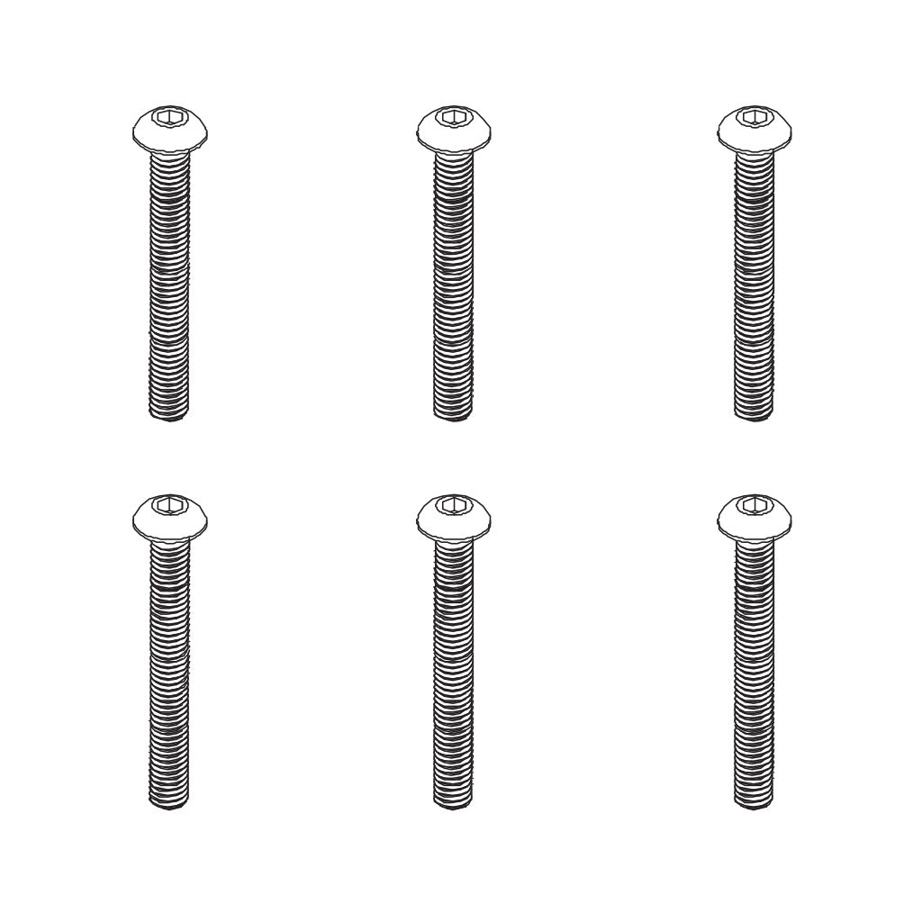 PD RACING B head hex screw HM4*36 6PCS