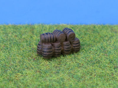 Stack of barrels