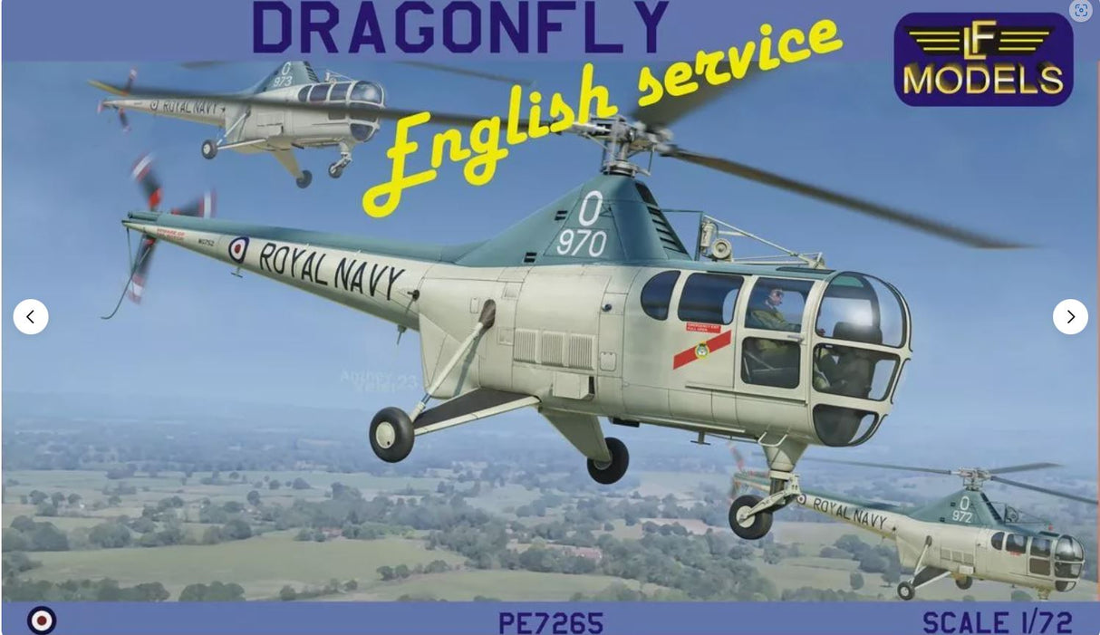 LF Model 1/72 Westland WS-51 Dragonfly Helicopter kit PE7265