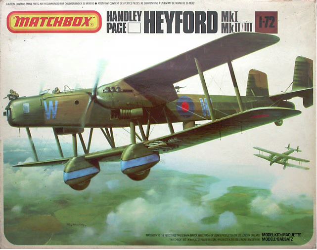 Matchbox Handley Page Heyford Mk 1/2/3 scale 1-72 PK-605