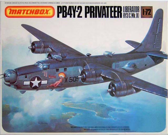Matchbox PB4Y-2 Privateer / Liberator RY3 (C.Mk.IX) PK-606 1:72