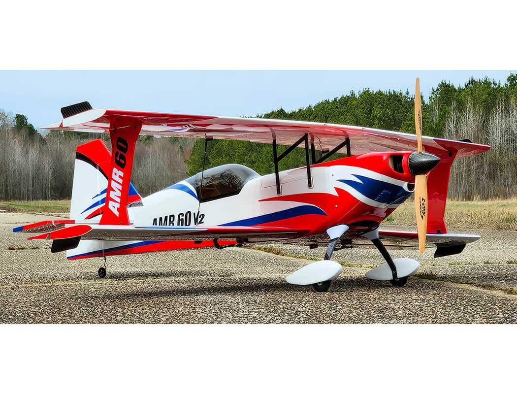 PRECISION AEROBATICS ULTIMATE AMR 60 - WHITE/RED/BLUE - Pre Order - Expected Early April