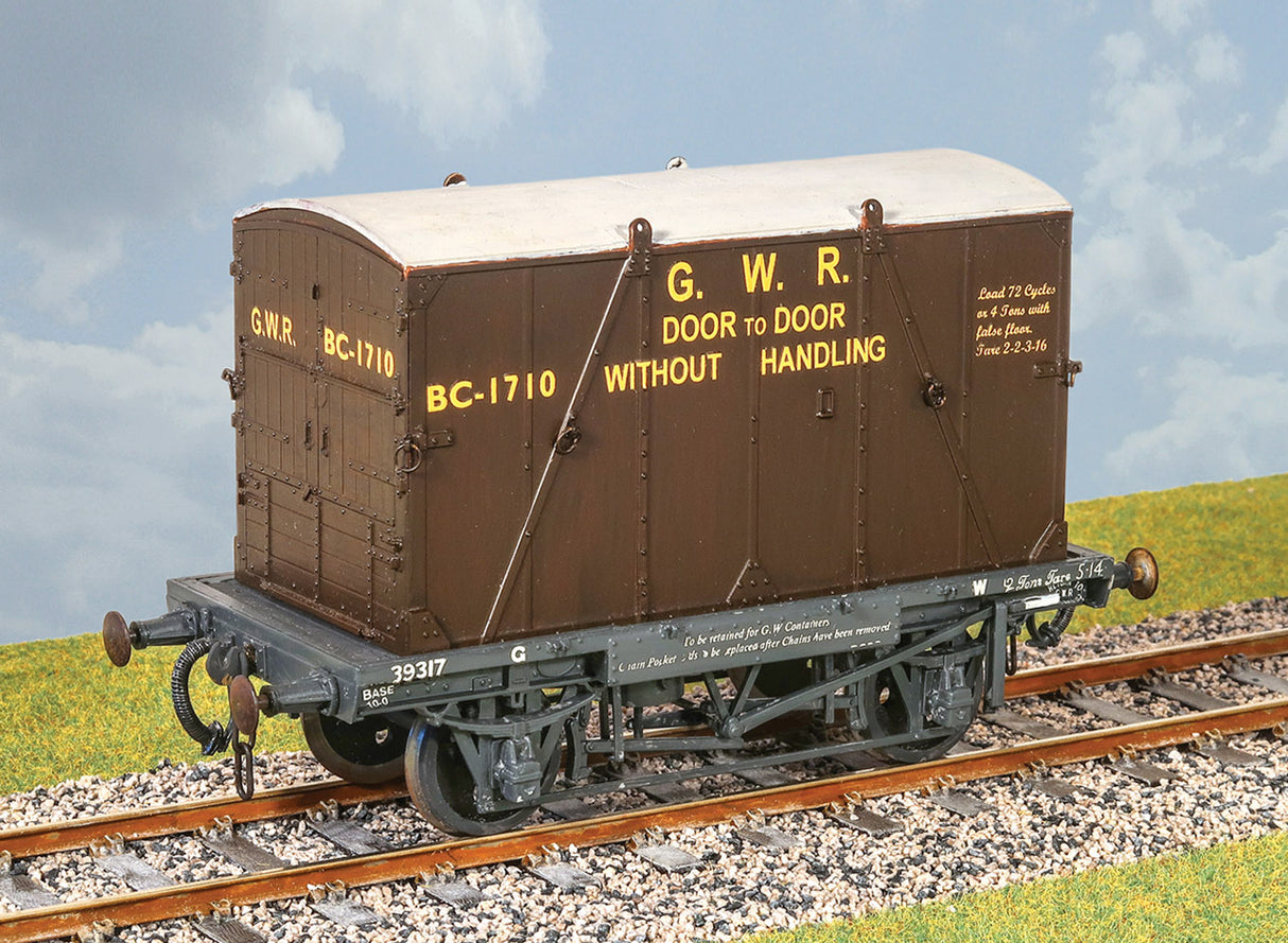 GWR Container Wagon With B Cont.
