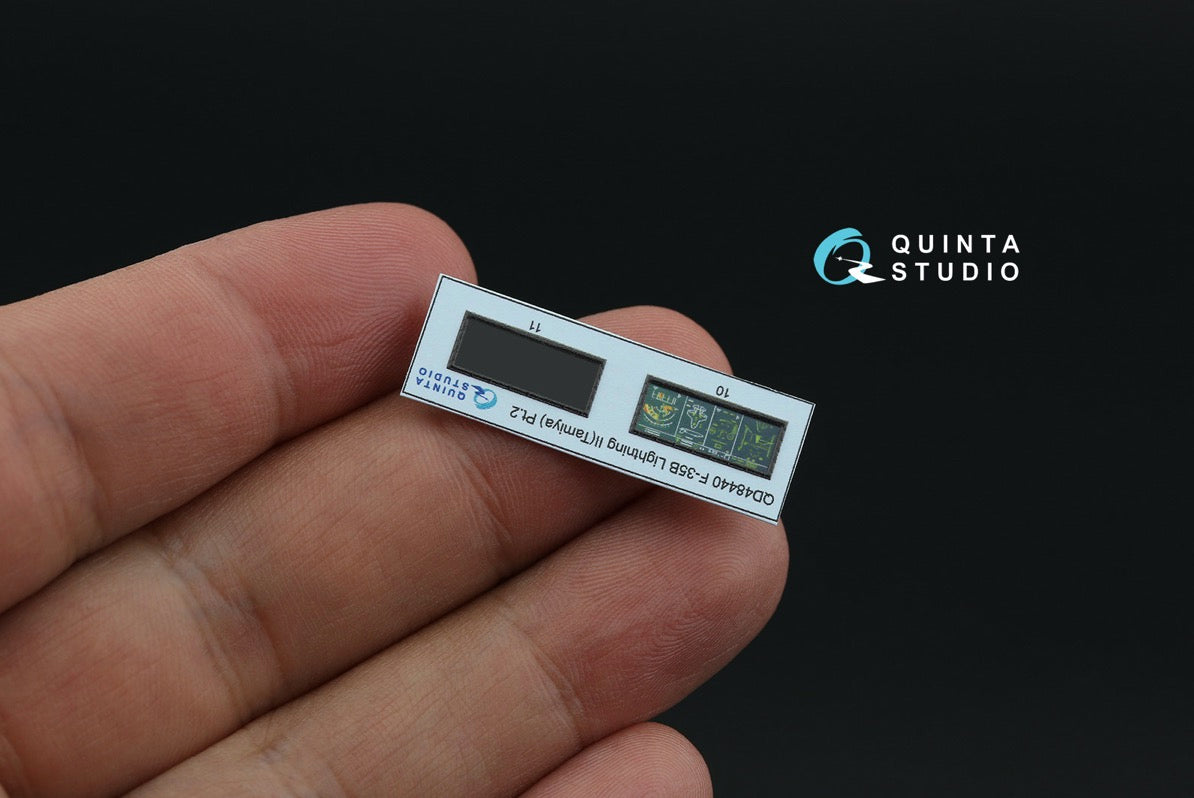 Quinta Studio 1/48 F-35B Lightning II (Tamiya) Interior QD Decal set QD48440