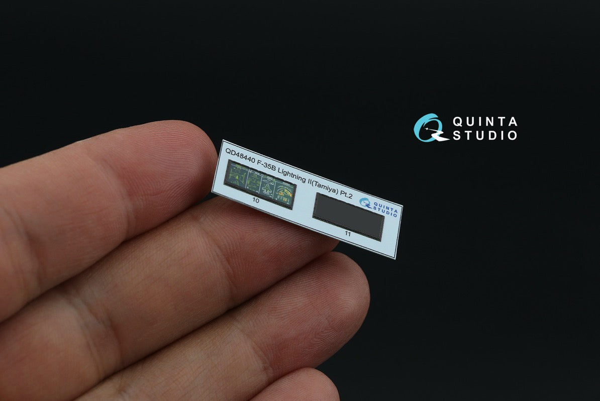 Quinta Studio 1/48 F-35B Lightning II (Tamiya) Interior QD Decal set QD48440
