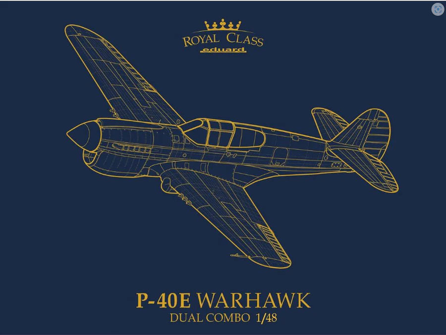 Eduard 1/48 Curtis P-40E Kittyhawk Ia Royal Class Special Edition Kit - R0023