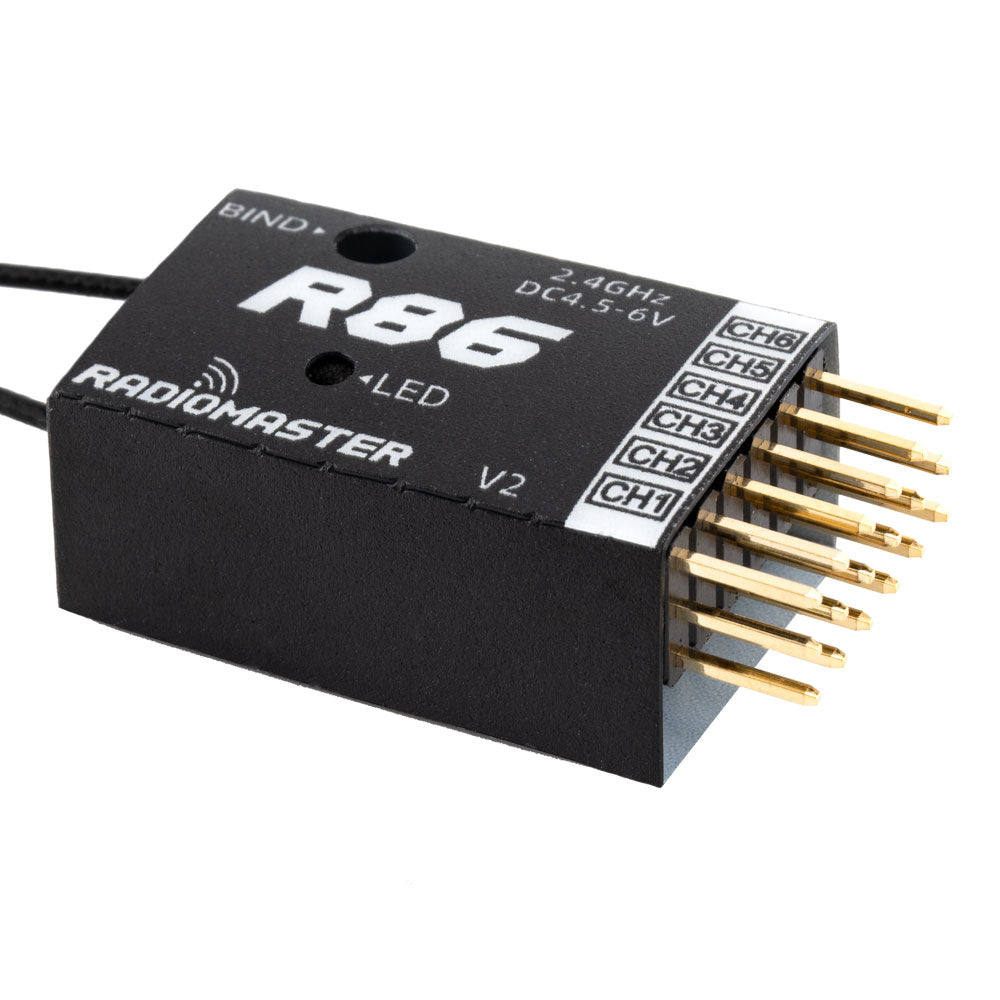 RadioMaster - R86 V2 8ch Frsky D8 / D16 and Futaba SFHSS Compatible PWM / Sbus Receiver (Copy)