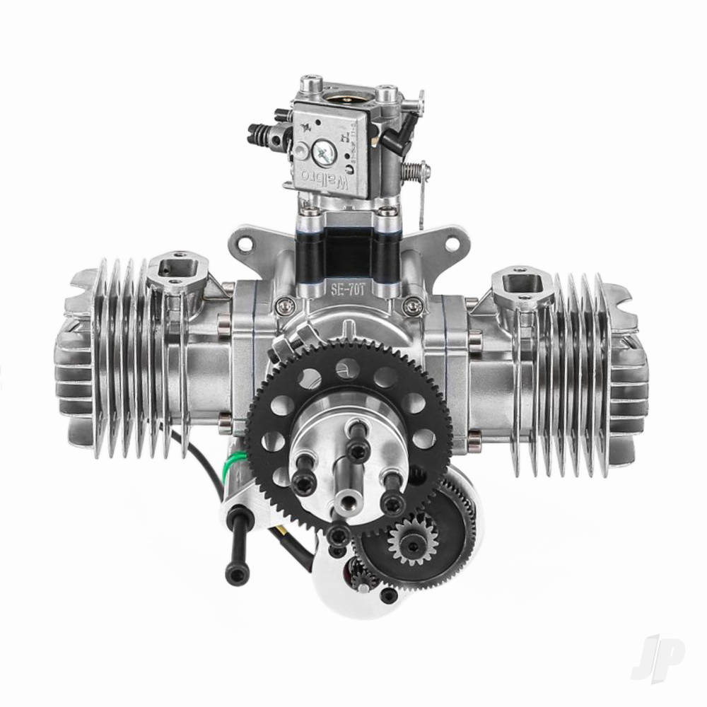 Stinger 70cc Petrol 2-Stroke Twin Cylinder Engine with Electric Start