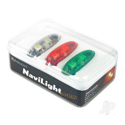 Radient NaviLight - Daylight-Visible - Clip-On - Wireless - Rechargable Navigation Light Set