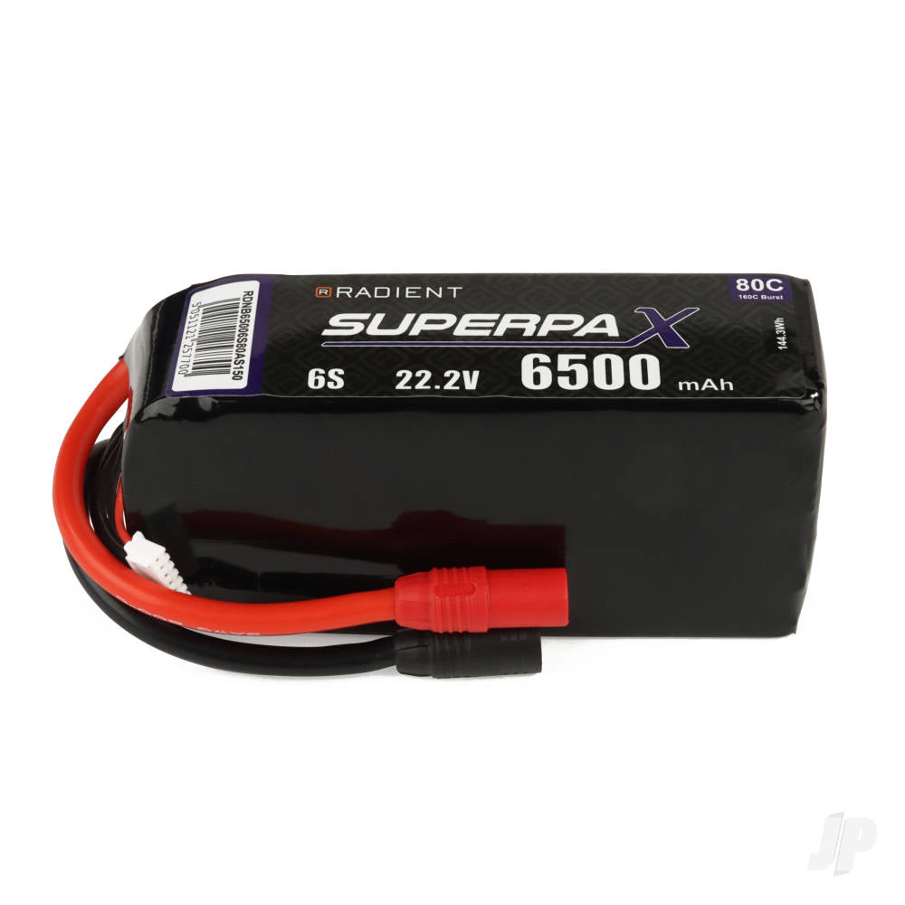 LiPo 6S 6500mAh 22.2V 80C AS150