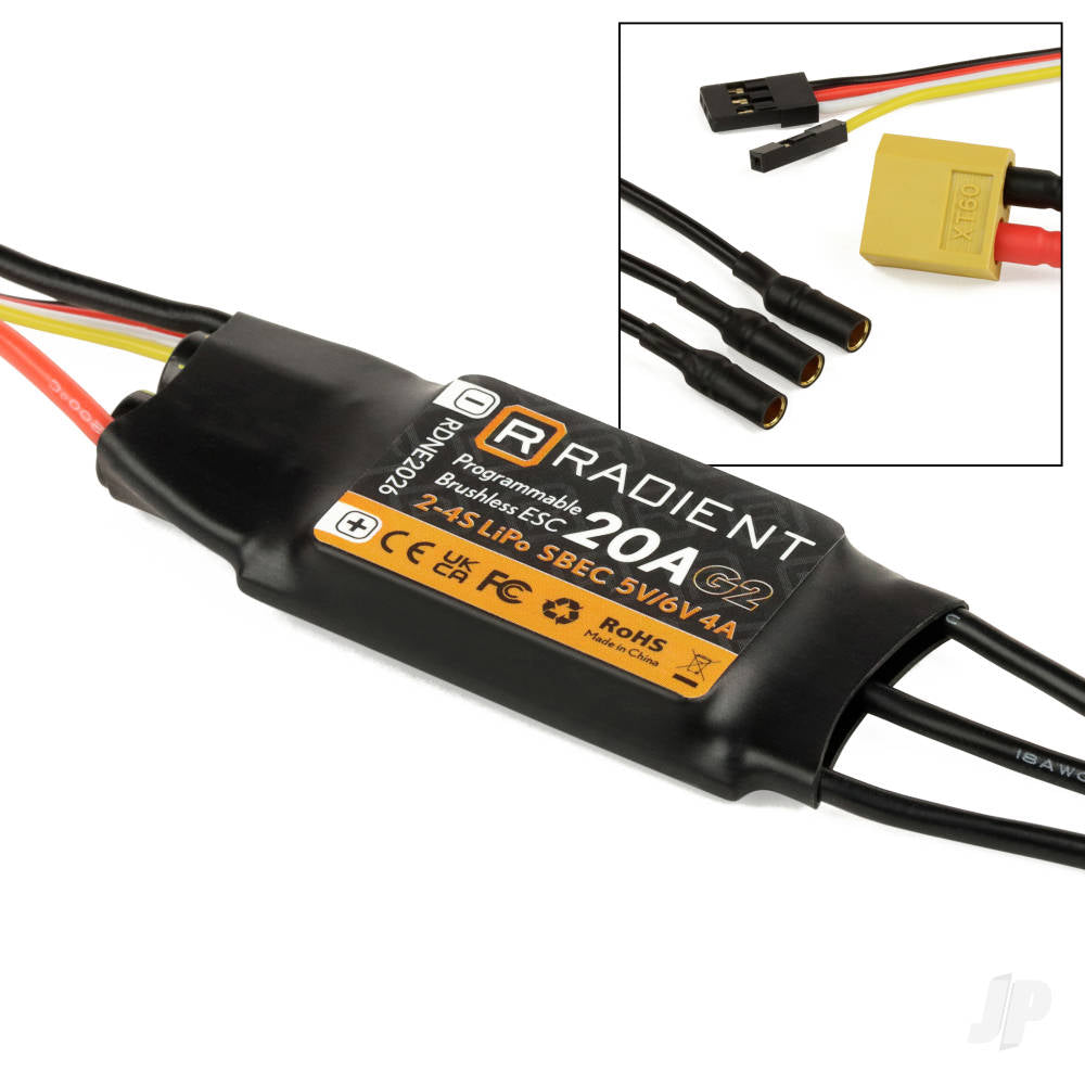 20A G2 ESC / SBEC (2-4 Cell)