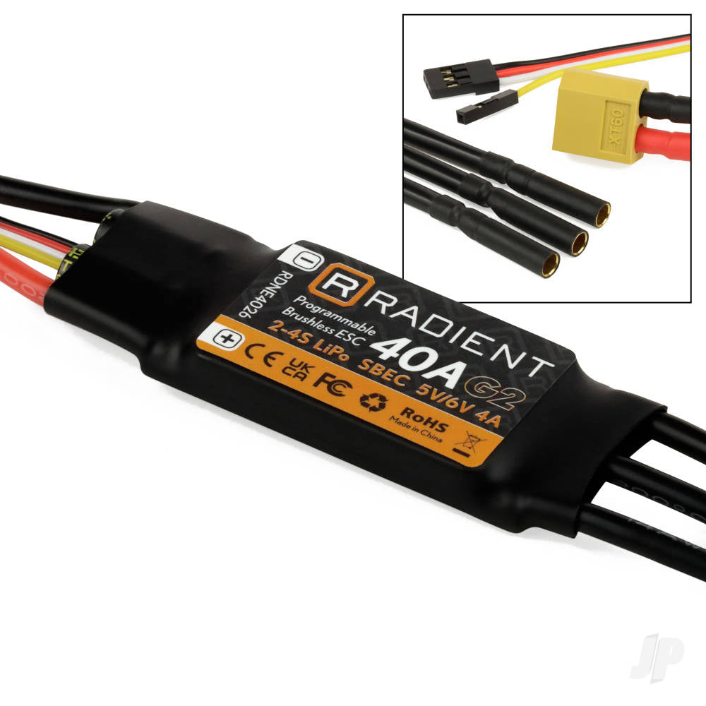 40A G2 ESC / SBEC (2-4 Cell)
