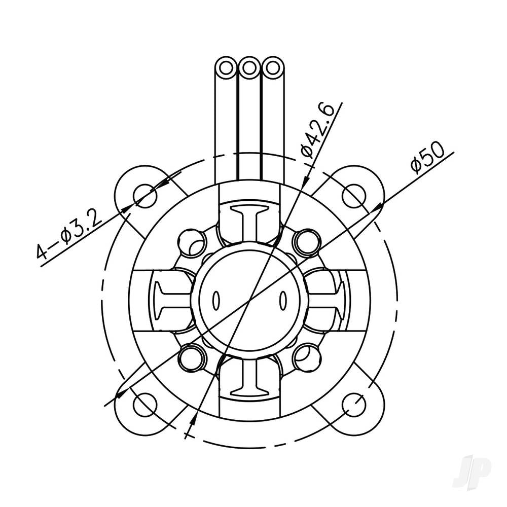 Brushless Motor 4250 800KV (2-4S)