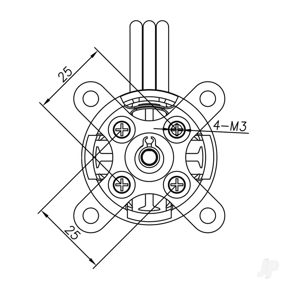 Brushless Motor 4250 800KV (2-4S)
