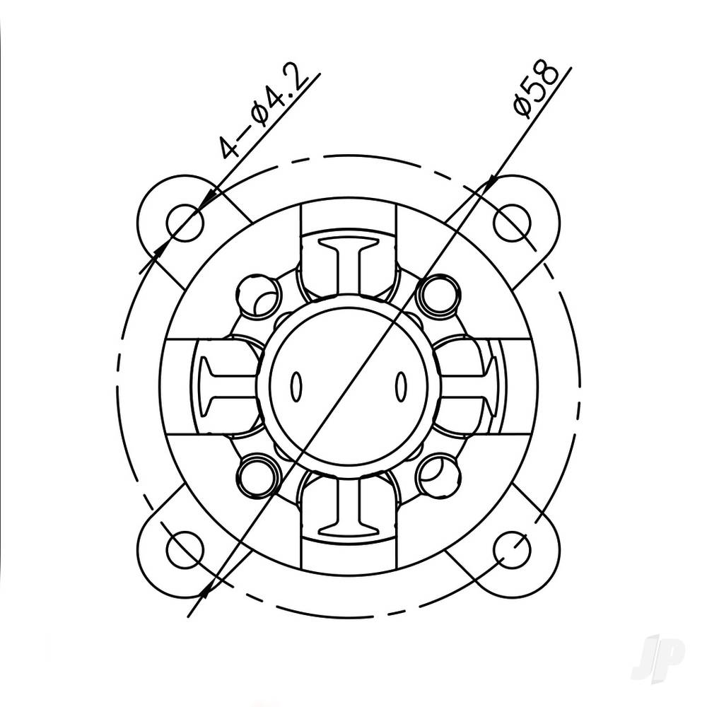 Brushless Motor 5065 335KV (4-7S)