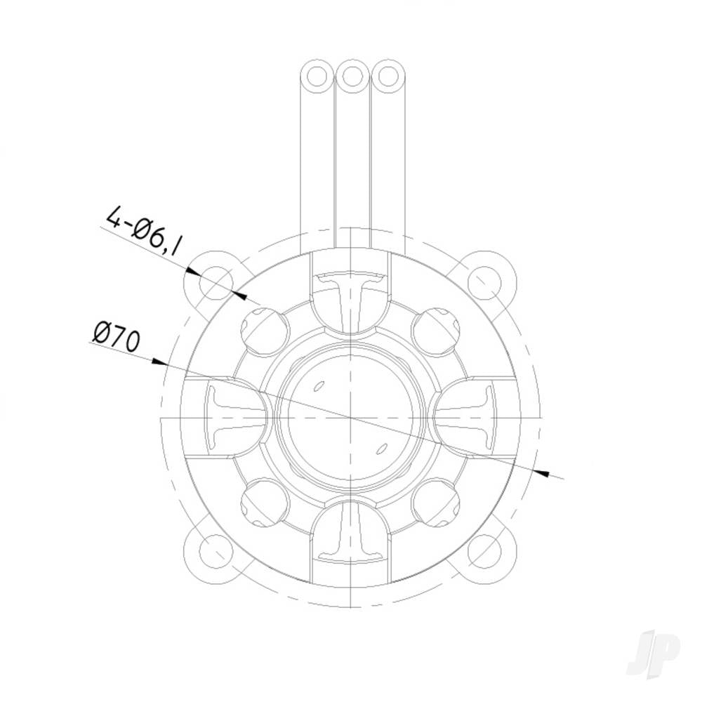 Brushless Motor 6354 200KV (4-10S)