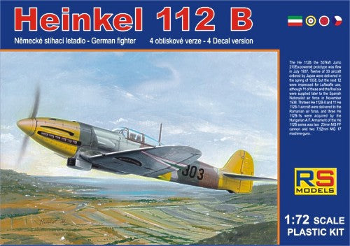 RS MODELS 1/72 Heinkel 112 B Kit RSMI92062