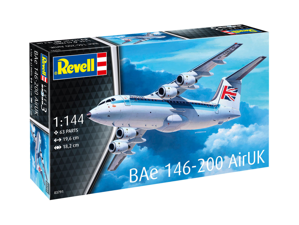 Revell 1/144 BAe 146-200 Air UK kit RV3791