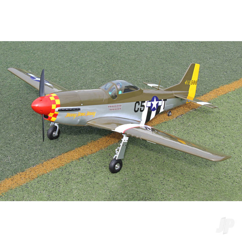 Seagull P-51D Mustang (10cc) 1.43m (56.3in) with 84° Electric Retracts