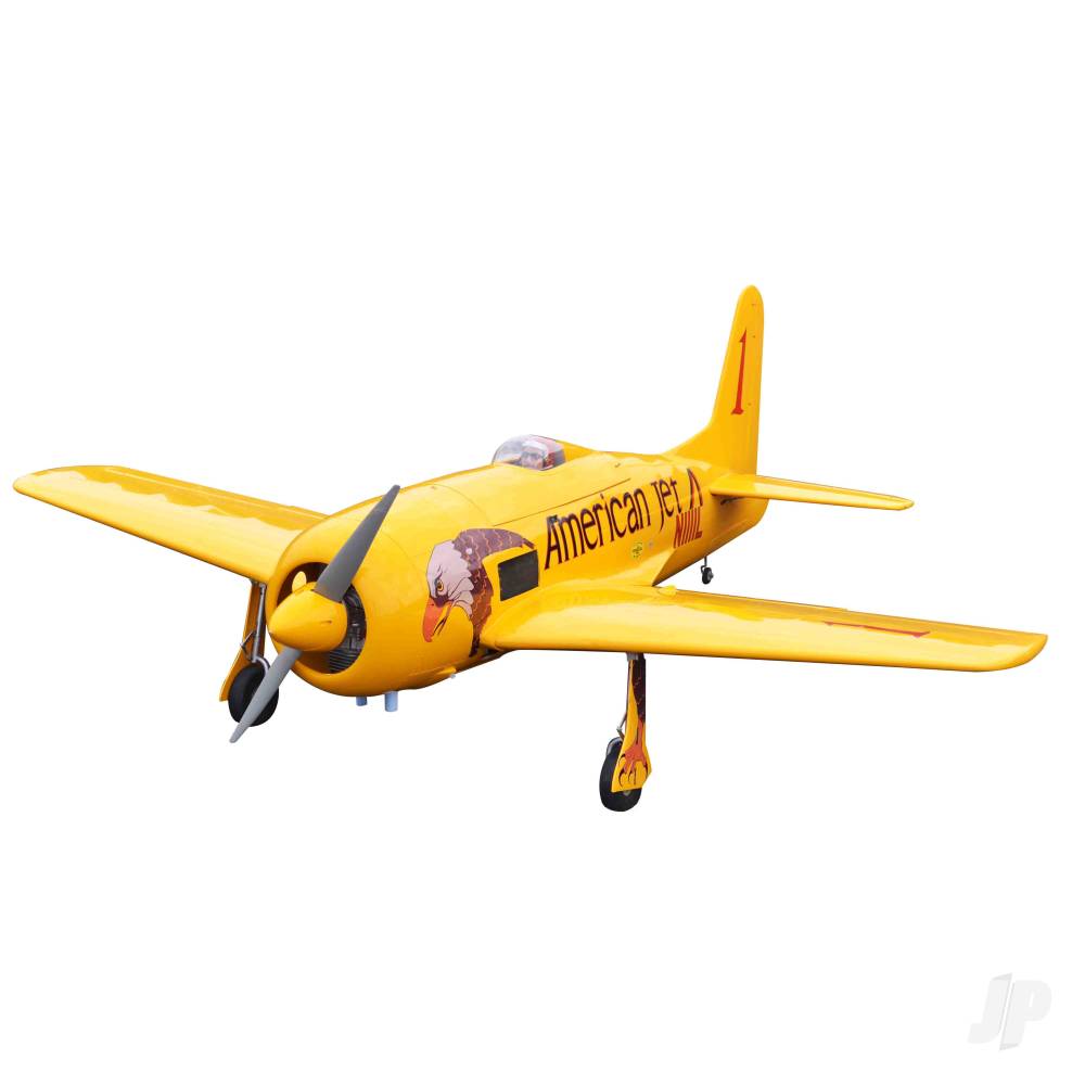 Grumman F8F-2 Bearcat (33-45cc / 12s) 1.83m / 71in Yellow